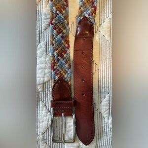 Peter Millar Golf Belt - Size 38 - 48” - multi-color